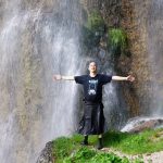 Selbst im Wasserfall habe ich immer ein Lächeln für Dich