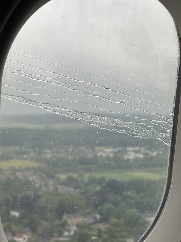 Flugzeugausblick